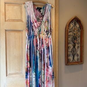 Style & Co. Vibrant Colored Maxi Dress Size XL